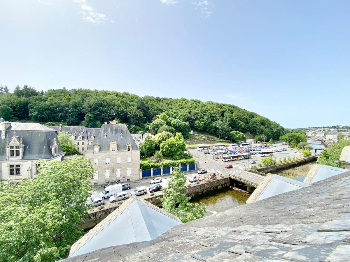 Le Nid Des Quais - Vue Panoramique Au Coeur De La Ville - Wifi - Entree Autonome Quimper Buitenkant foto
