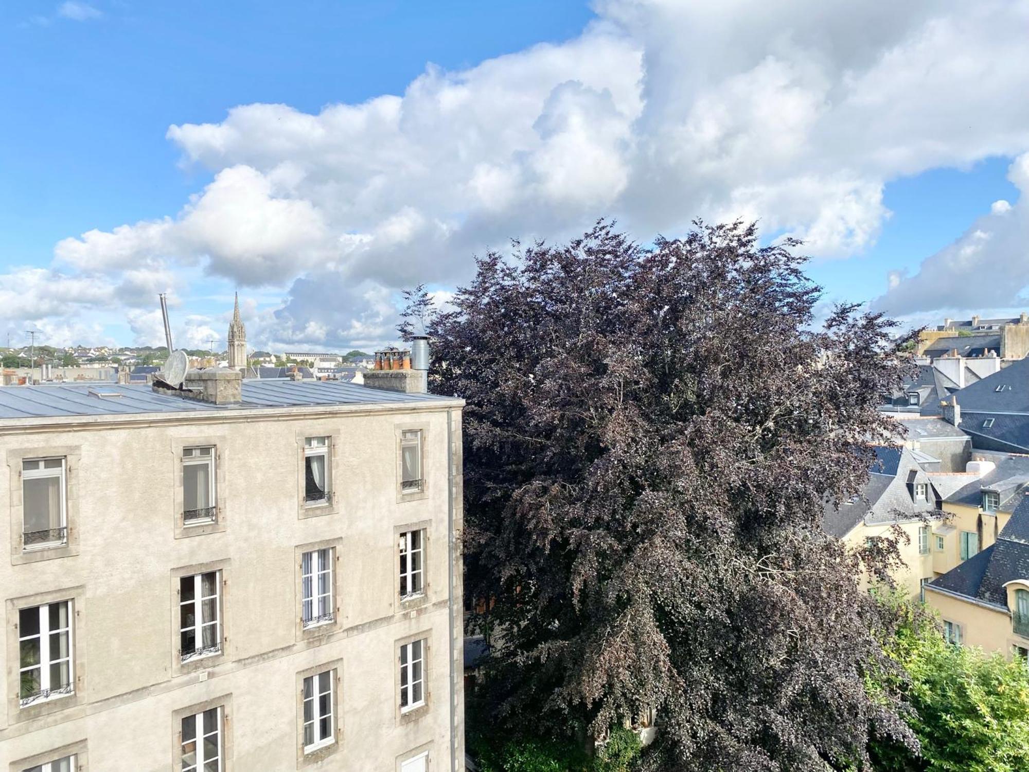 Le Nid Des Quais - Vue Panoramique Au Coeur De La Ville - Wifi - Entree Autonome Quimper Buitenkant foto